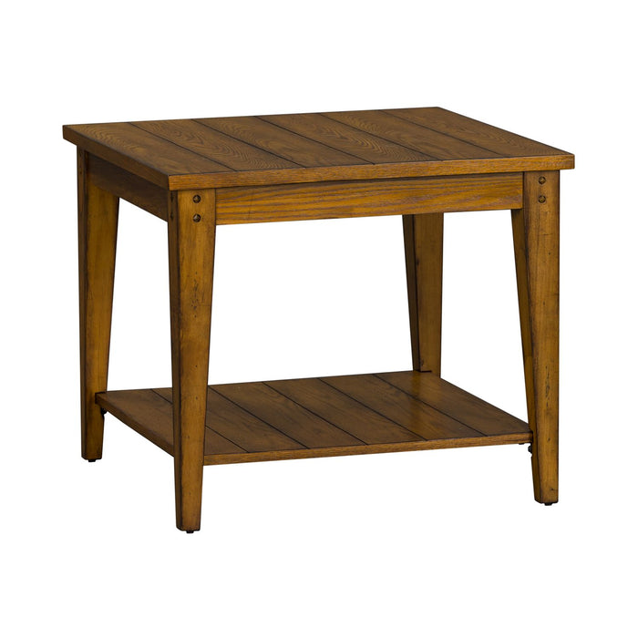 Lake House Square Lamp Table