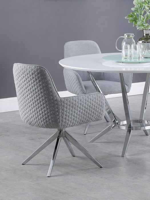 Abby Swivel Dining Arm Chair