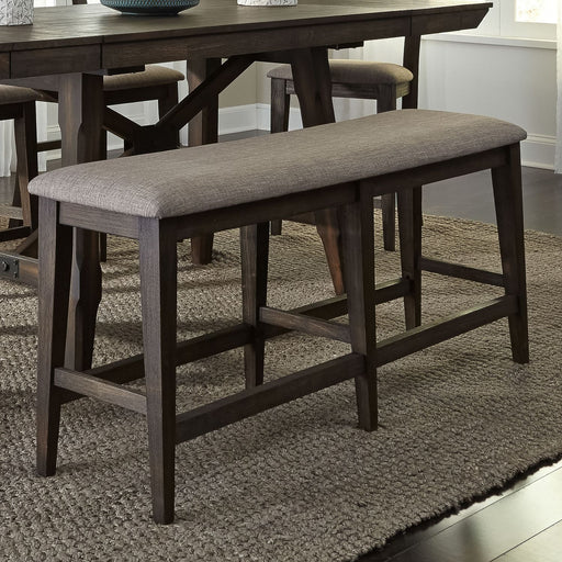 Liberty Furniture Double Bridge Counter Bench (RTA) in Dark Chestnut image