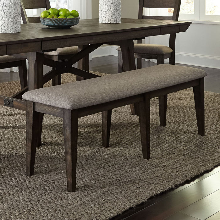 Liberty Furniture Double Bridge Bench (RTA) in Dark Chestnut image