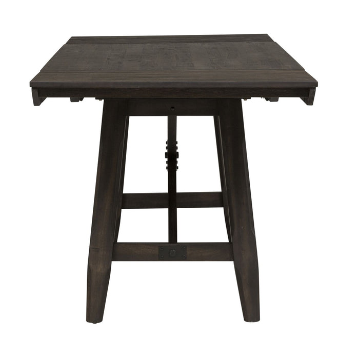 Double Bridge Gathering Table in Dark Chestnut