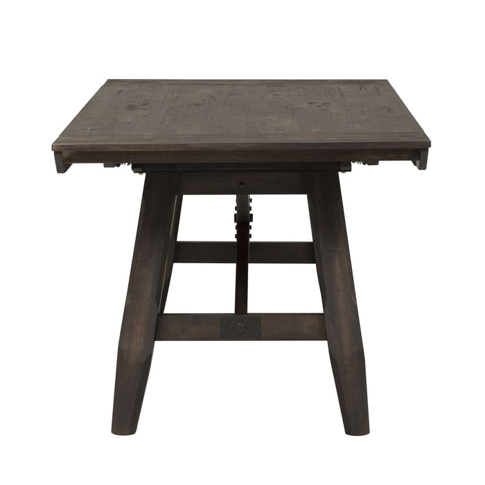 Double Bridge Trestle Table in Dark Chestnut