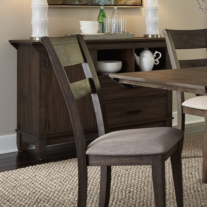 Liberty Furniture Double Bridge Sideboard in Dark Chestnut image