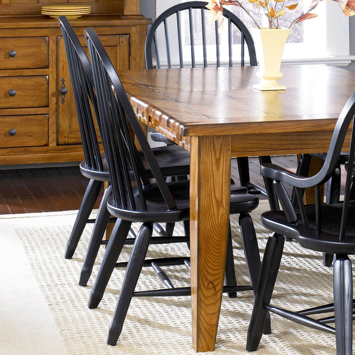 Liberty Furniture Treasures Bow Back Side Chair in Black (Set of 2) image