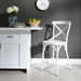 Liberty Furniture Vintage Series X Back Counter Chair in Antique White (Set of 2) image