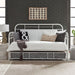 Liberty Furniture Vintage Series Twin Metal Trundle in Antique White image
