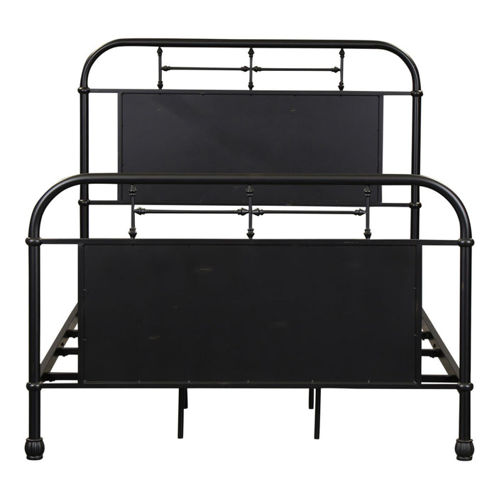 Vintage Series Full Metal Bed in Black