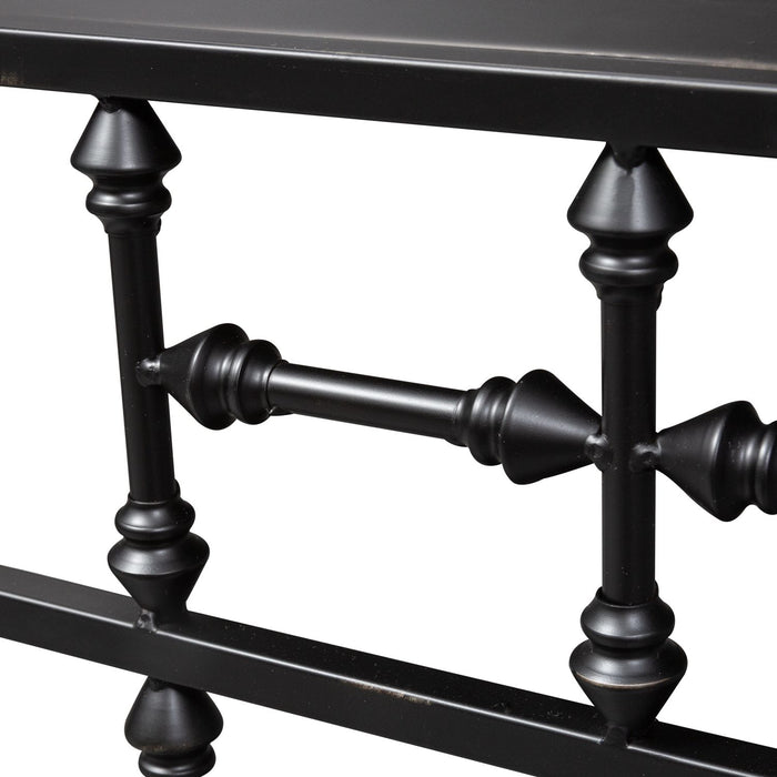 Vintage Series Open Nightstand in Black