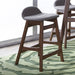 Liberty Furniture Space Saver 24" Counter Chair (Grey) in Satin Walnut (Set of 2) image