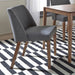 Liberty Furniture Space Saver Nido Chair (Grey) in Satin Walnut (Set of 2) image