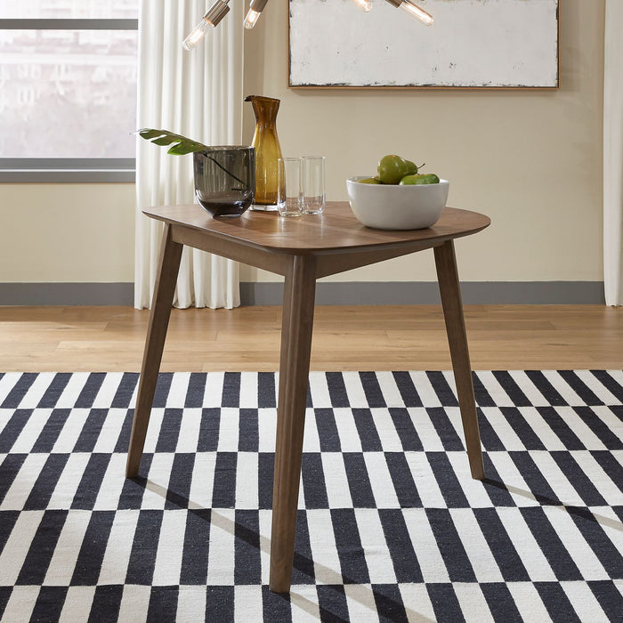 Liberty Furniture Space Saver Triangle Table in Satin Walnut image