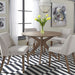 Liberty Furniture Space Saver Round Pedestal Table in Satin Walnut image