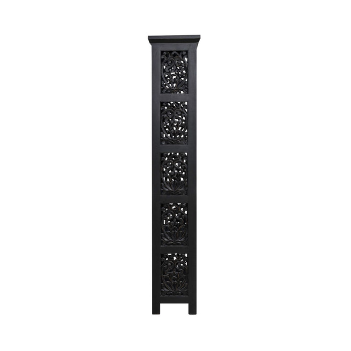 Trellis Lane Accent Bookcase in Black EST SHIP TIME APPX 4 WEEKS
