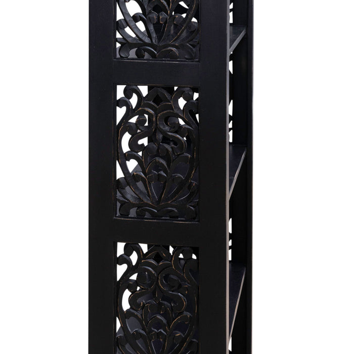 Trellis Lane Accent Bookcase in Black EST SHIP TIME APPX 4 WEEKS