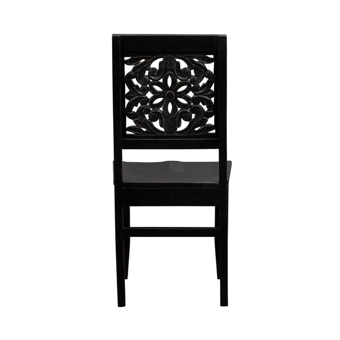 Trellis Lane Accent Chair in Black EST SHIP TIME APPX 4 WEEKS