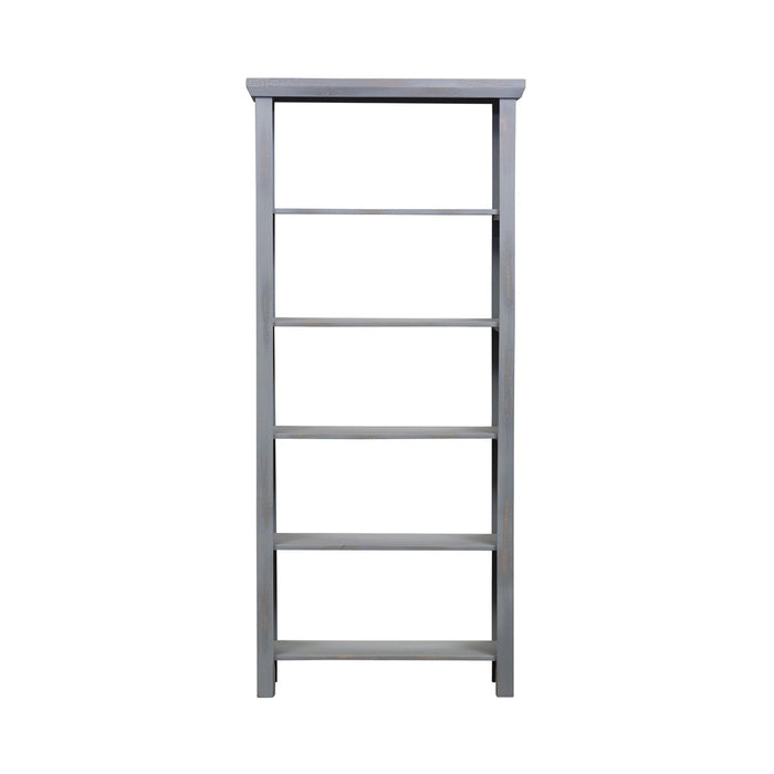 Trellis Lane Accent Bookcase in Grey EST SHIP TIME APPX 4 WEEKS