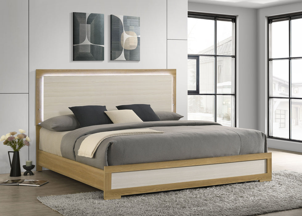 Hyland Panel Bed with LED Lighting