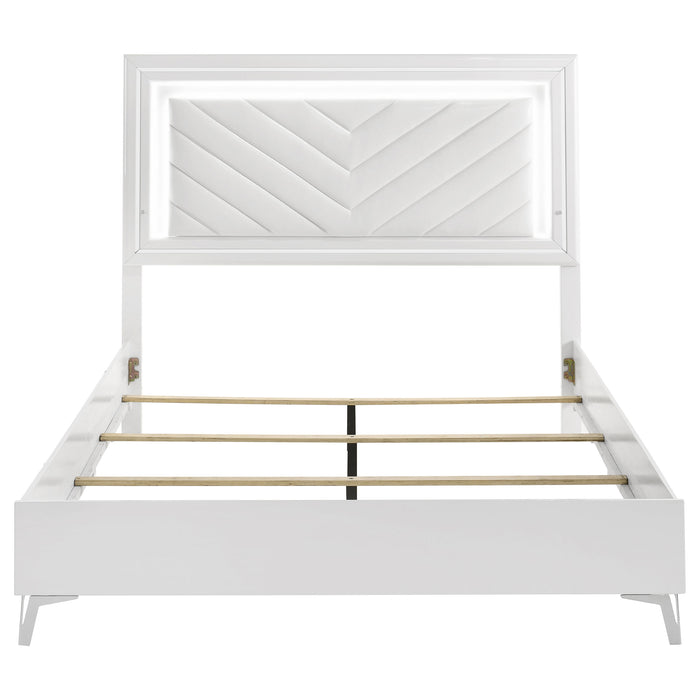 Cassia Panel Bed with LED Lighting