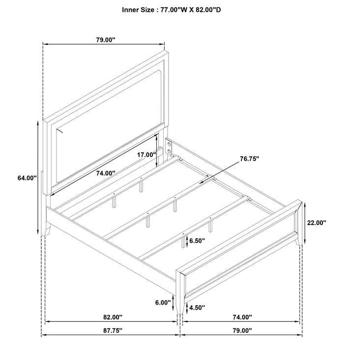Marielle Panel Bed