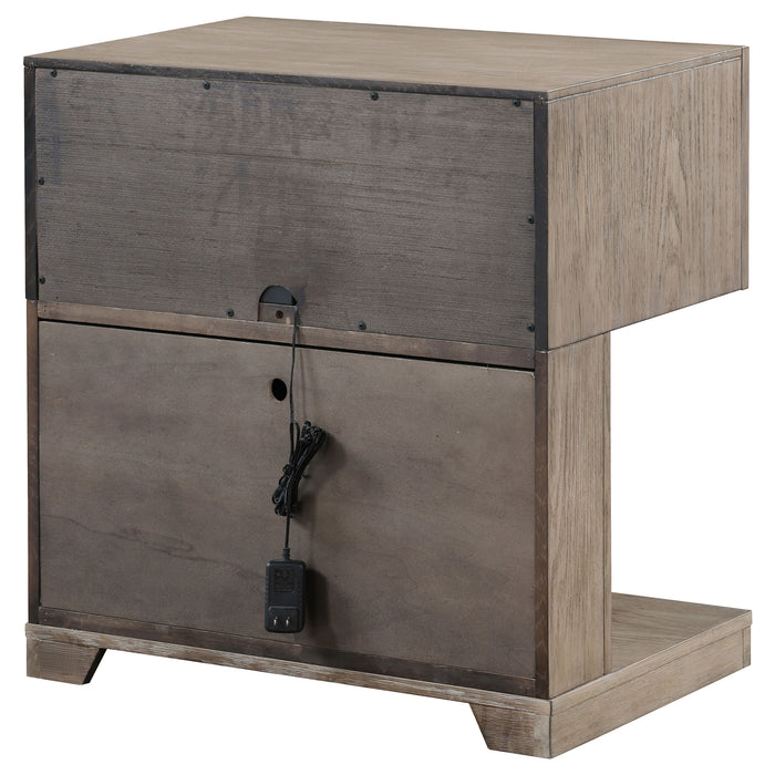 Kenora Nightstand with LED Lighting
