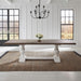 Liberty Furniture River Place Trestle Table in Riverstone White & Tobacco image