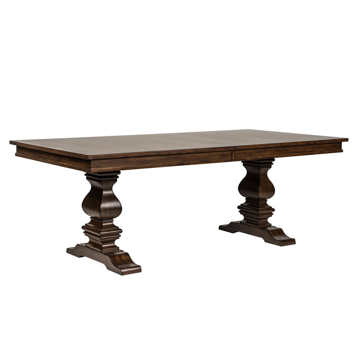Armand Trestle Table in Antique Brownstone 242-4206