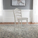 Liberty Furniture Magnolia Manor Ladder Back Counter Chair (Set of 2) in Antique White & Weathered Bark image