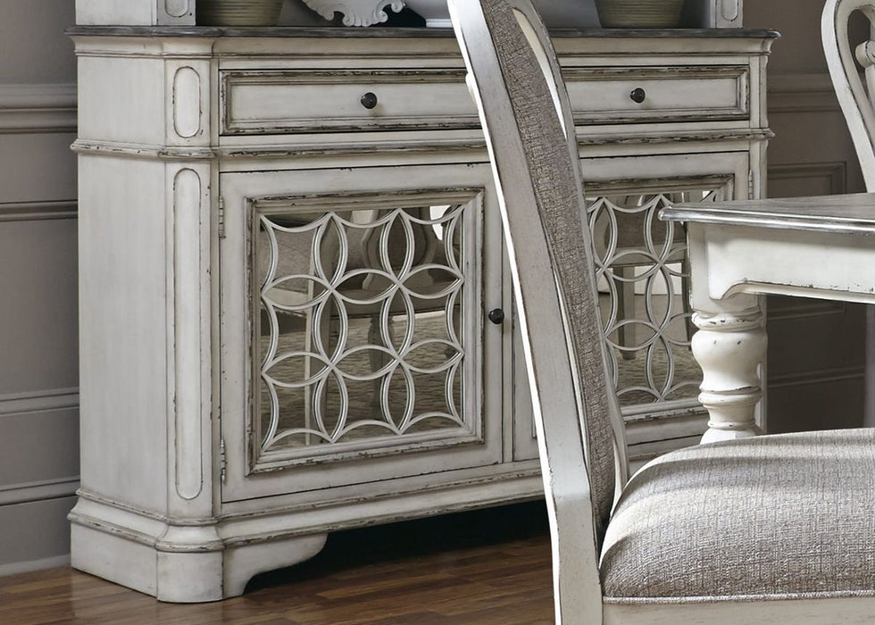 Liberty Furniture Magnolia Manor Buffet in Antique White