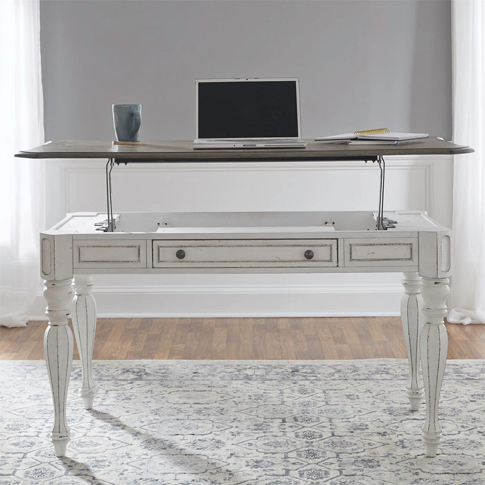 Liberty Magnolia Manor Lift Top Writing Desk in Antique White image
