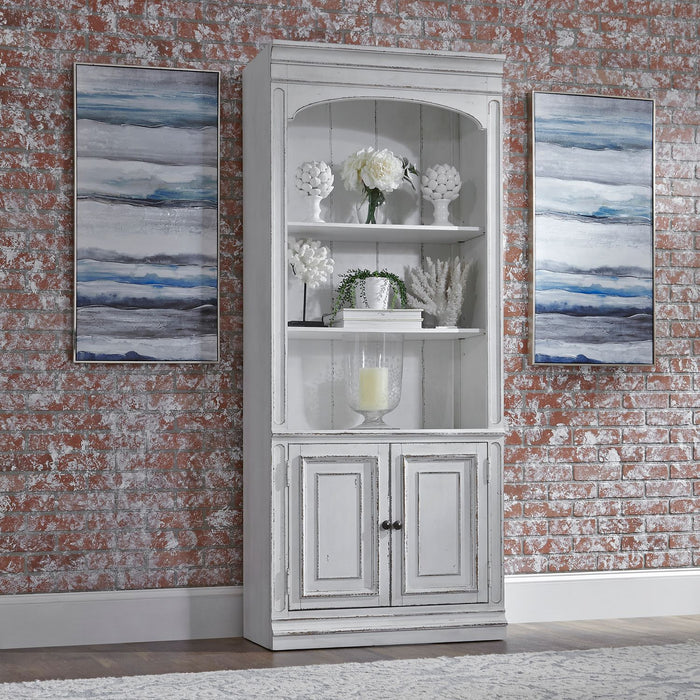 Liberty Magnolia Manor Bunching Bookcase in Antique White image