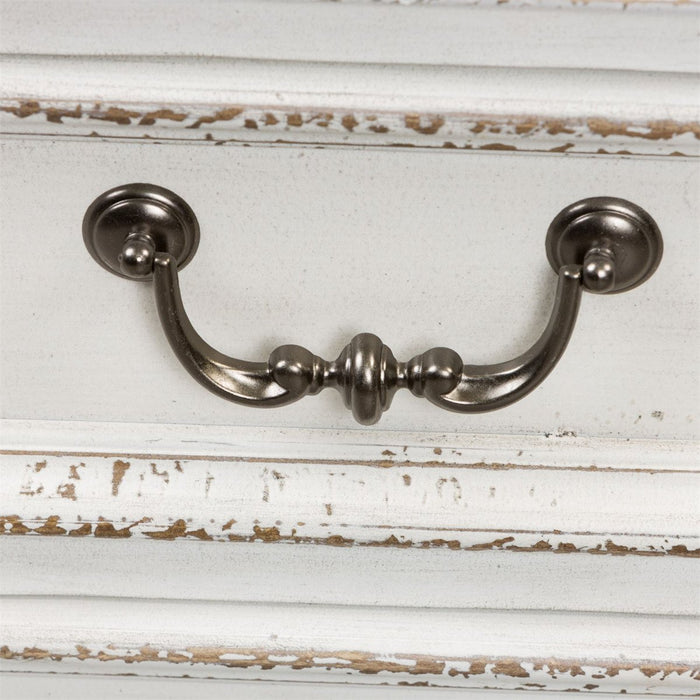 Magnolia Manor Jr Executive Desk in Antique White 244-HOJ-DSK