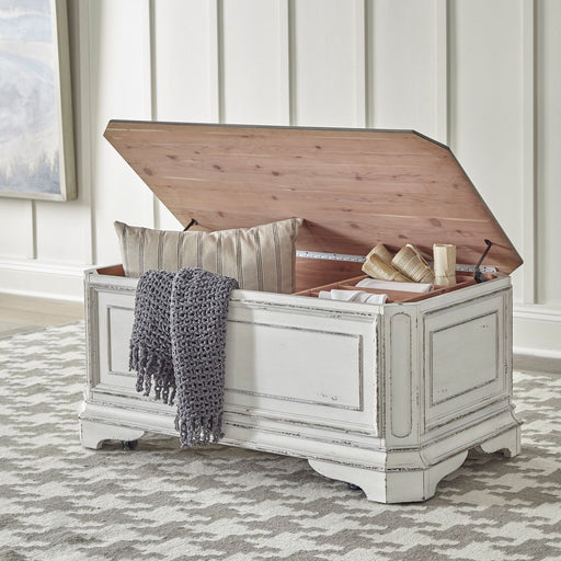 Liberty Magnolia Manor Storage Trunk in Antique White image