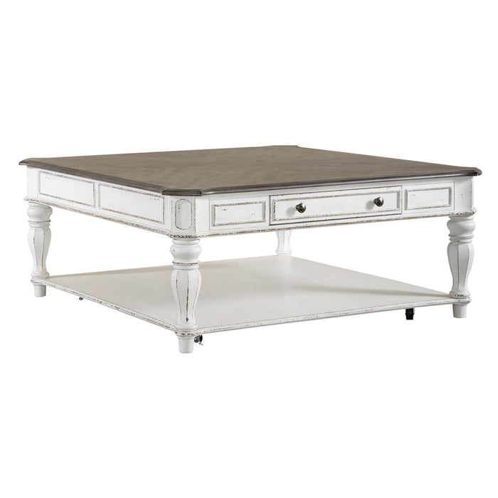 Magnolia Manor Oversized Square Cocktail Table