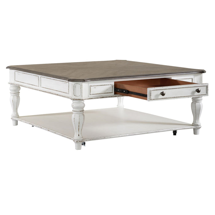 Magnolia Manor Oversized Square Cocktail Table