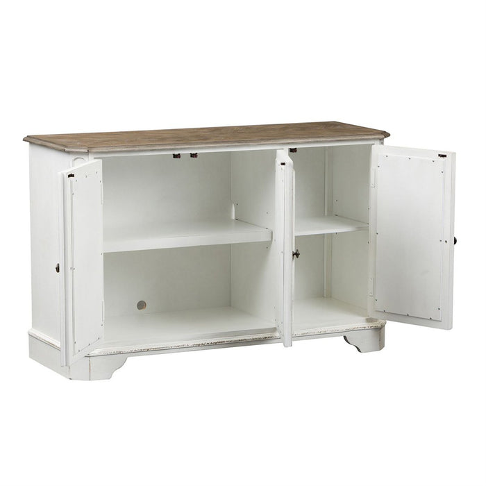 Magnolia Manor TV Console in Antique White