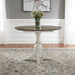 Liberty Furniture Magnolia Manor Drop Leaf Table in Antique White Base w/ Weathered Bark Tops image