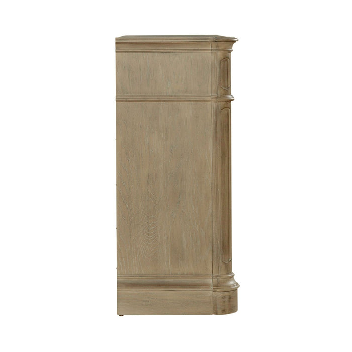 Liberty Furniture Magnolia Manor Buffet in Weathered Bisque