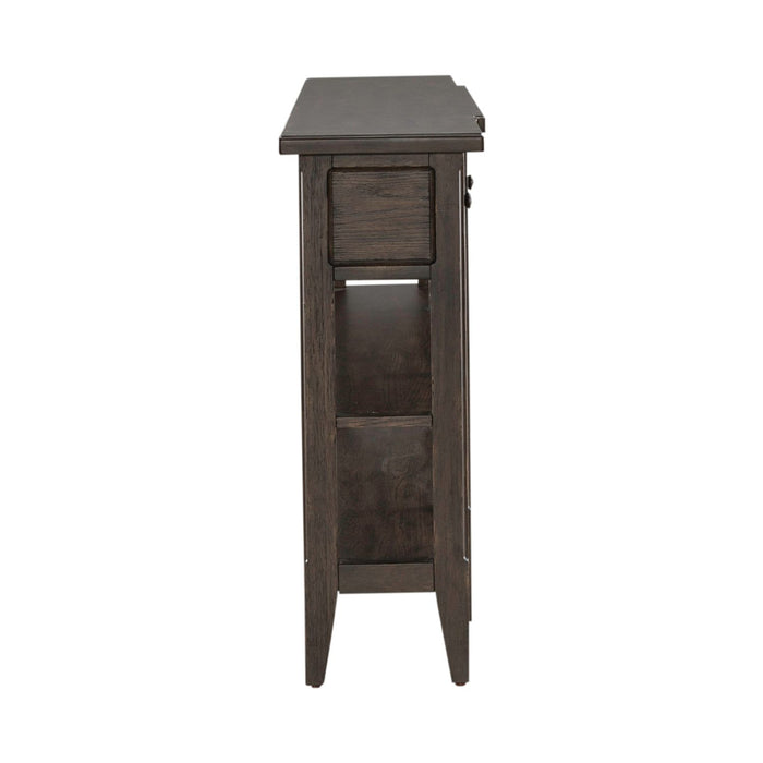 Paradise Valley Hall Console Table in Saddle Brown EST SHIP TIME APPX 4 WEEKS