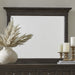 Liberty Furniture Paradise Valley Landscape Mirror in Saddle Brown image