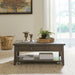 Liberty Furniture Paradise Valley Lift Top Cocktail Table in Saddle Brown image