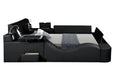 Galaxy Home Zoya Modern Style Queen Bed in Black 698781236338 image