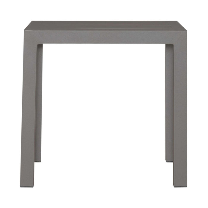 Plantation Key Outdoor End Table in Granite
