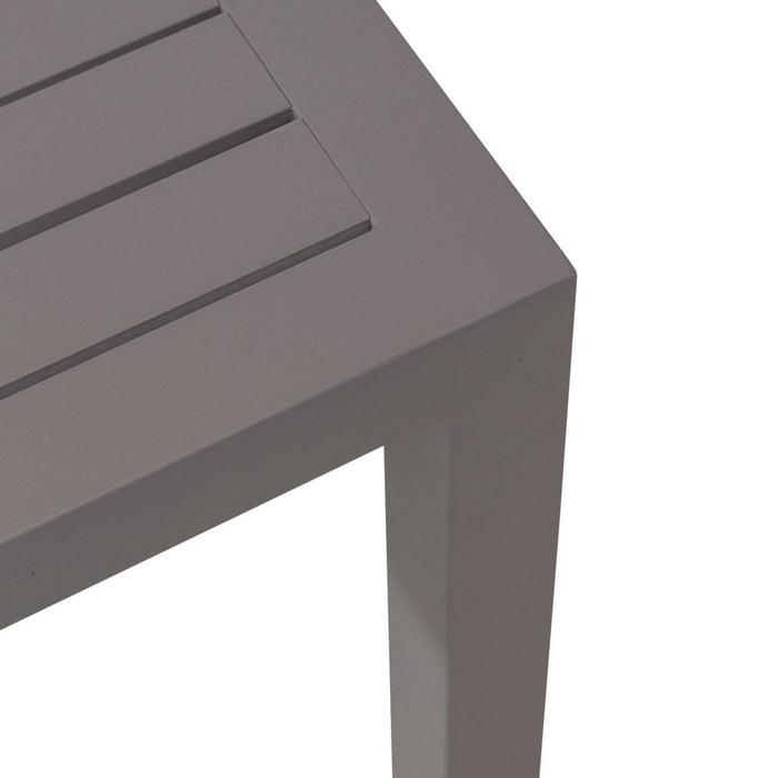 Plantation Key Outdoor End Table in Granite