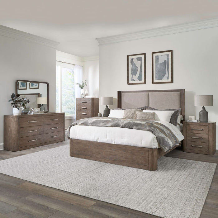 South Bend Queen Shelter Bed in Burnished Clay
