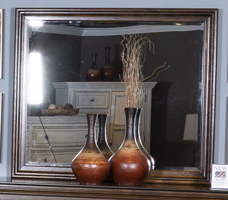Liberty Furniture Big Valley Mirror in Brownstone image