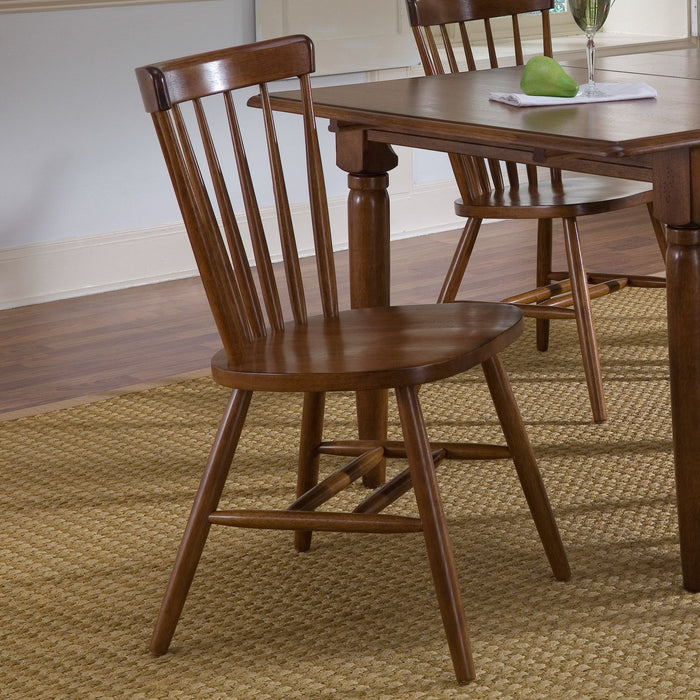 Liberty Furniture Creations II Copenhagen Side Chair in Tobacco Finish (Set of 2) image