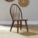 Liberty Furniture Hearthstone Windsor Back Side Chair in Rustic Oak (Set of 2) image