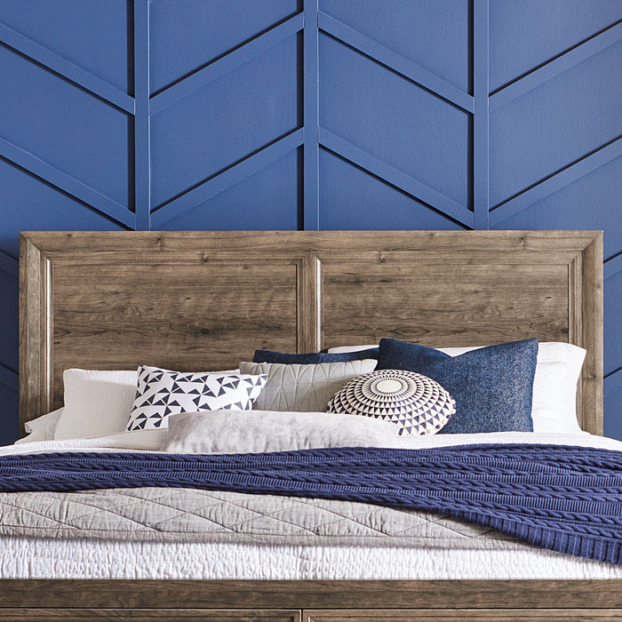 Liberty Furniture Ridgecrest Queen Storage Bed in Cobblestone image