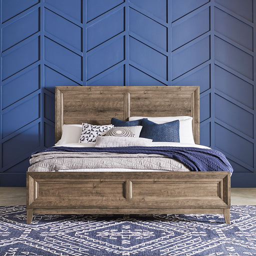 Liberty Furniture Ridgecrest Queen Panel Bed in Cobblestone image