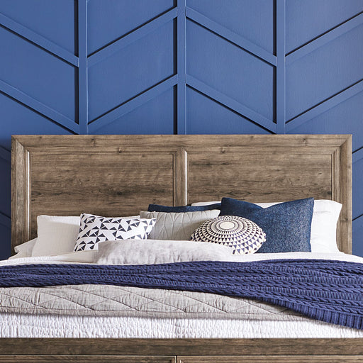Liberty Furniture Ridgecrest King Storage Bed in Cobblestone image